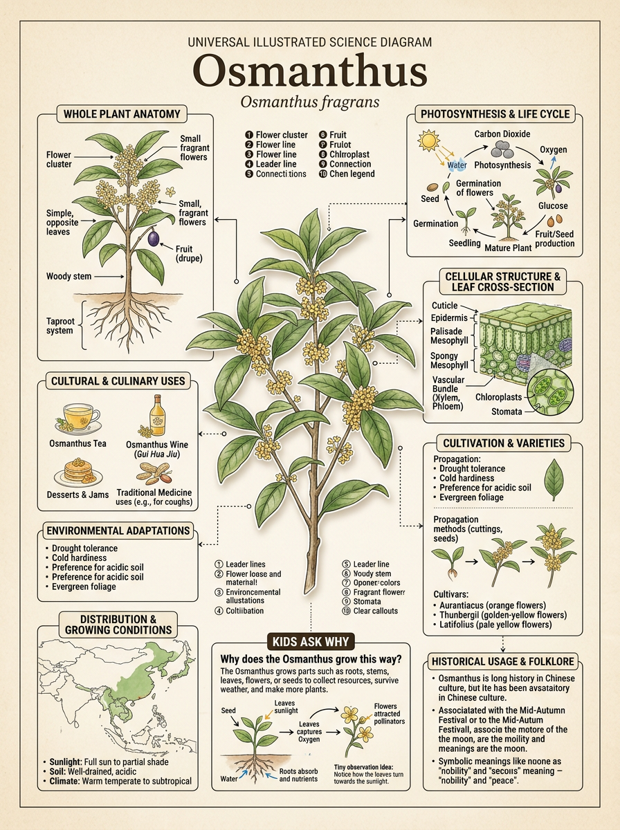 Osmanthus reviewed scientific diagram