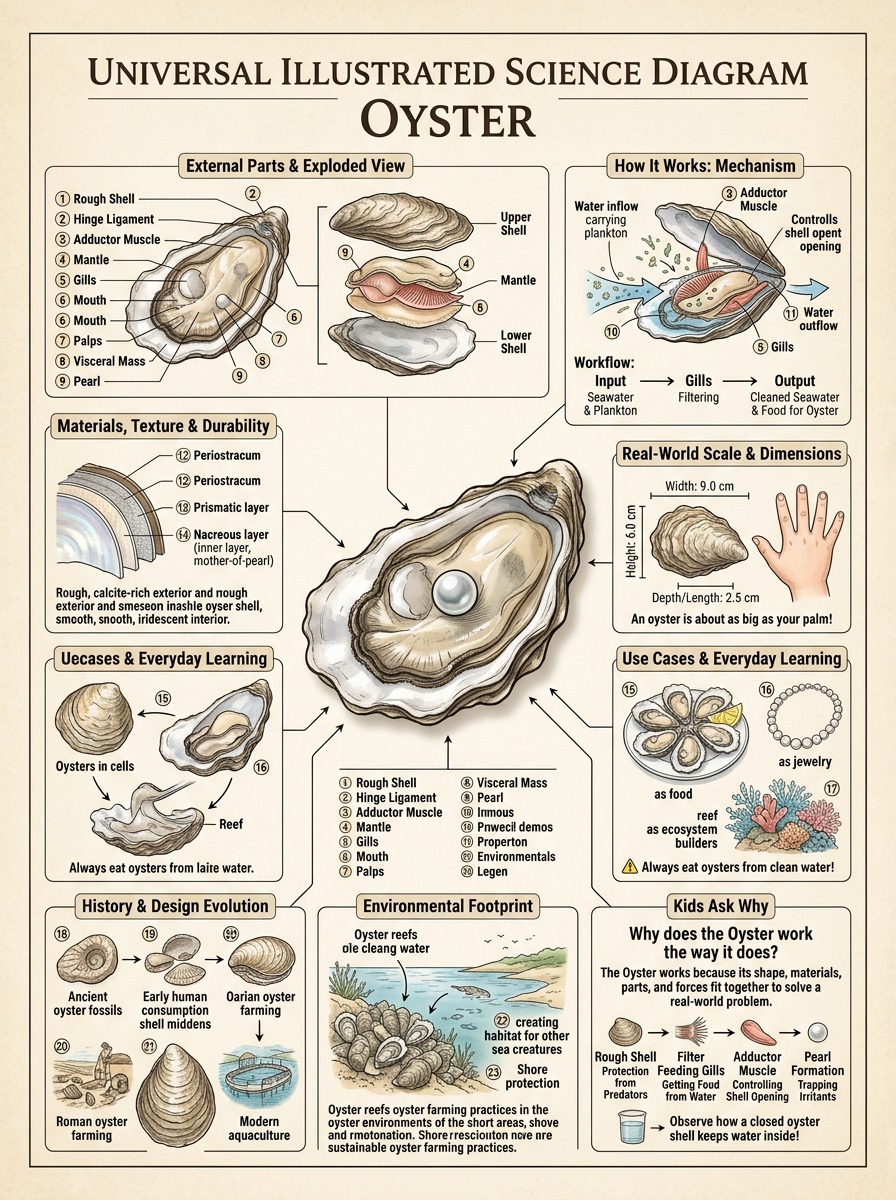 Oyster reviewed scientific diagram