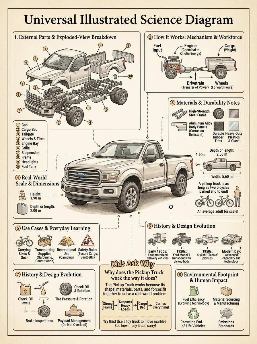 Pickup Truck reviewed scientific diagram