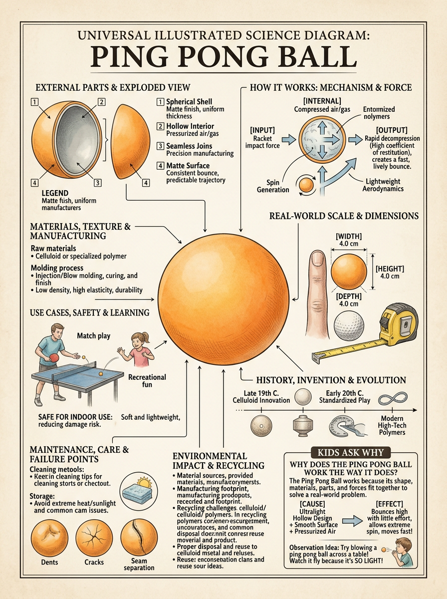 Ping Pong Ball reviewed scientific diagram