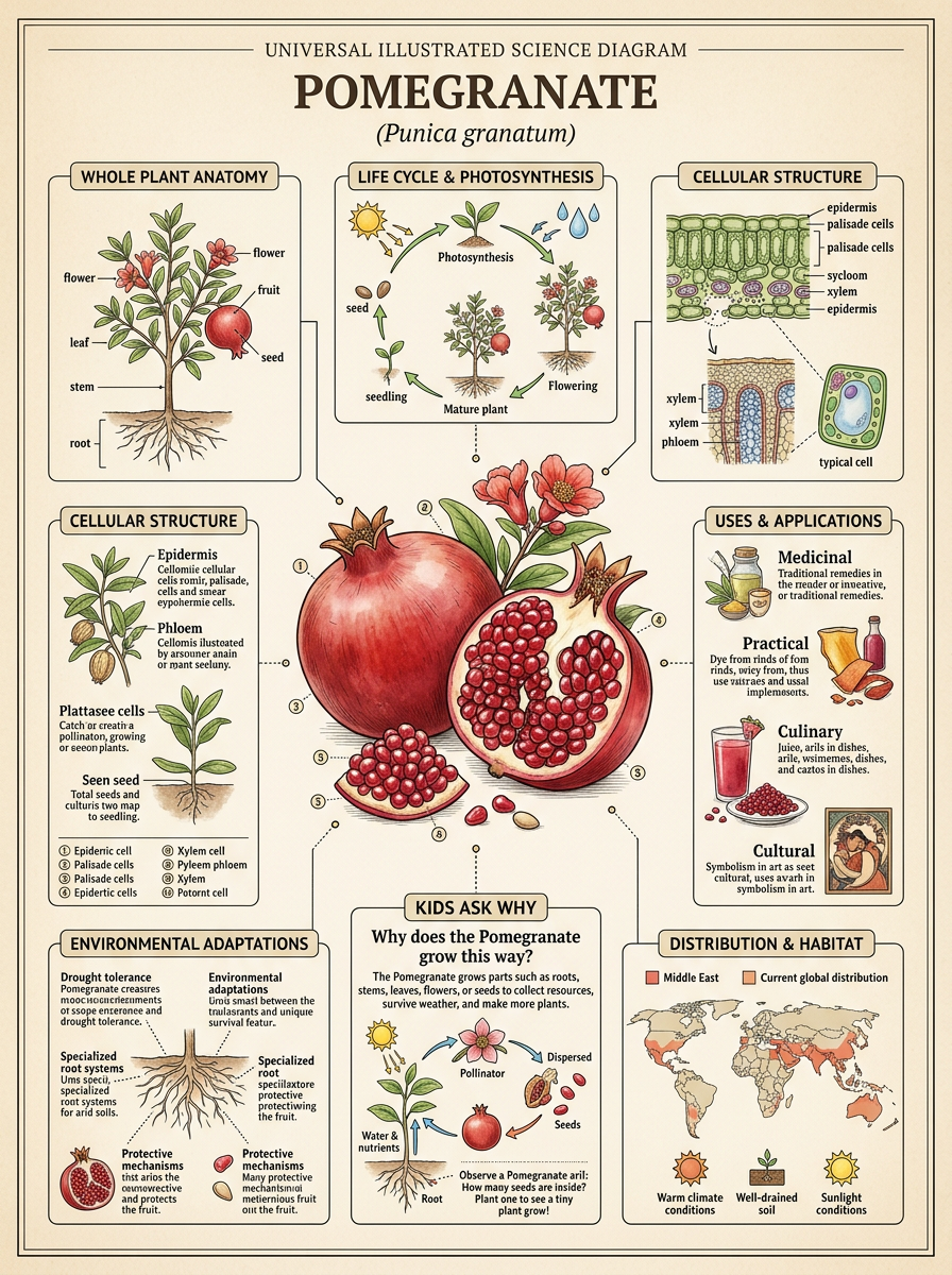 Pomegranate reviewed scientific diagram