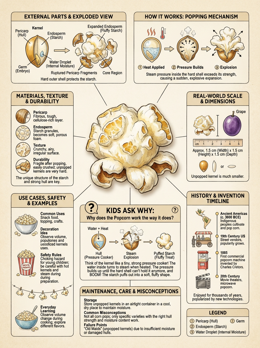 Popcorn reviewed scientific diagram