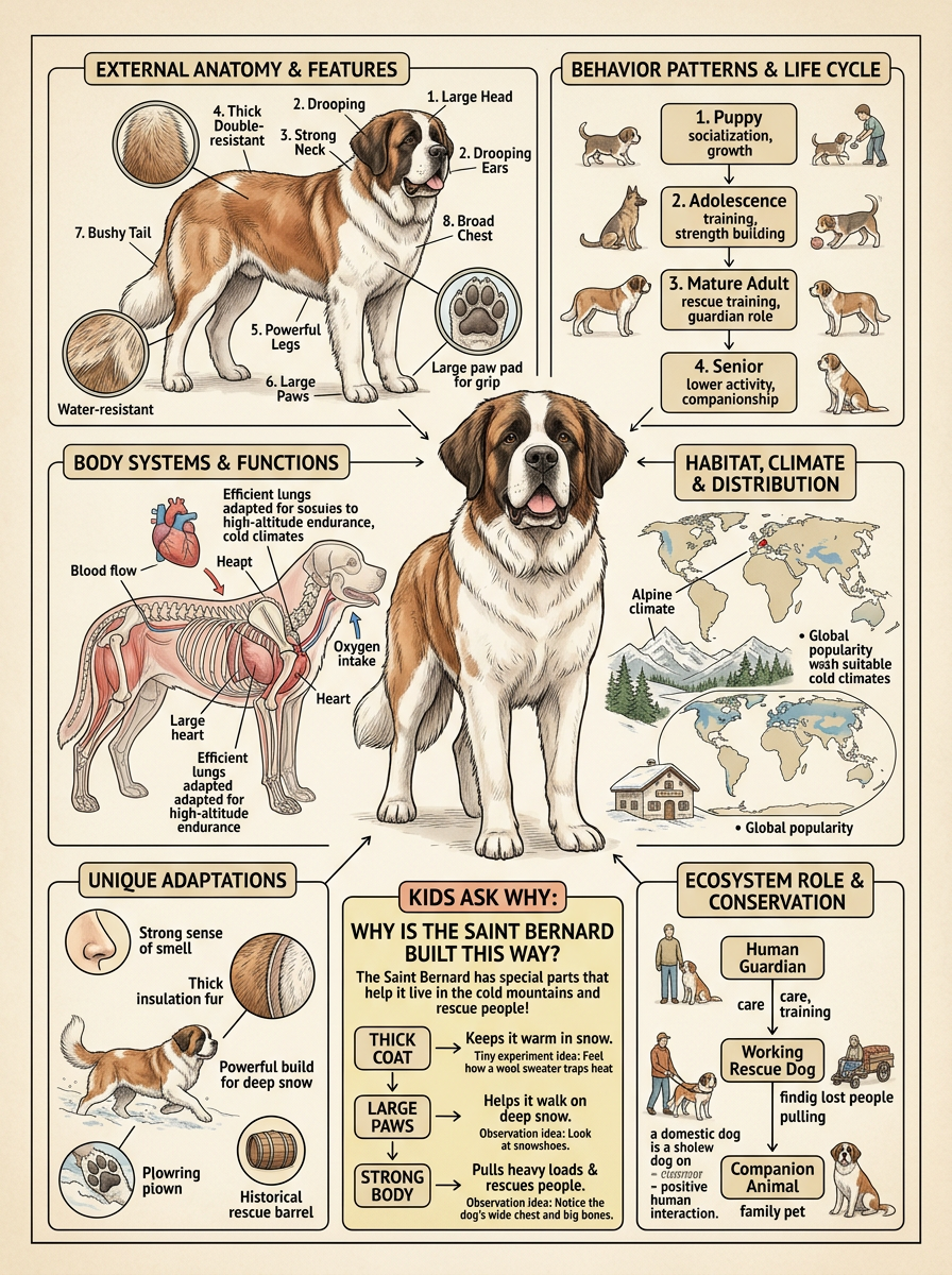 Saint Bernard reviewed scientific diagram
