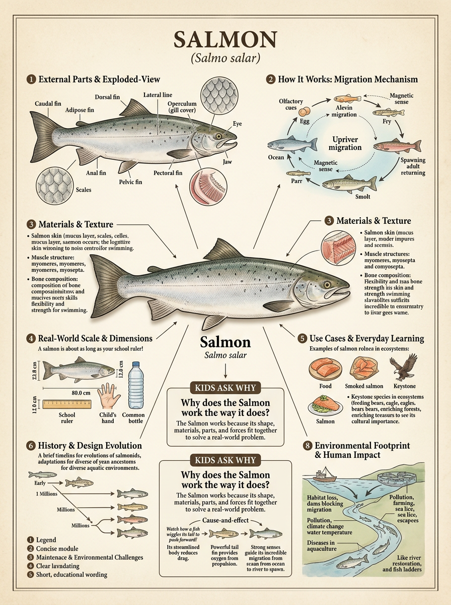 Salmon reviewed scientific diagram