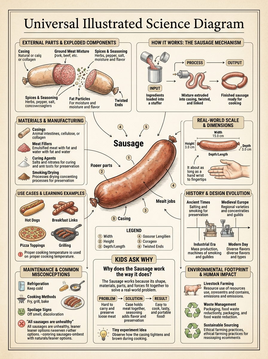 Sausage reviewed scientific diagram