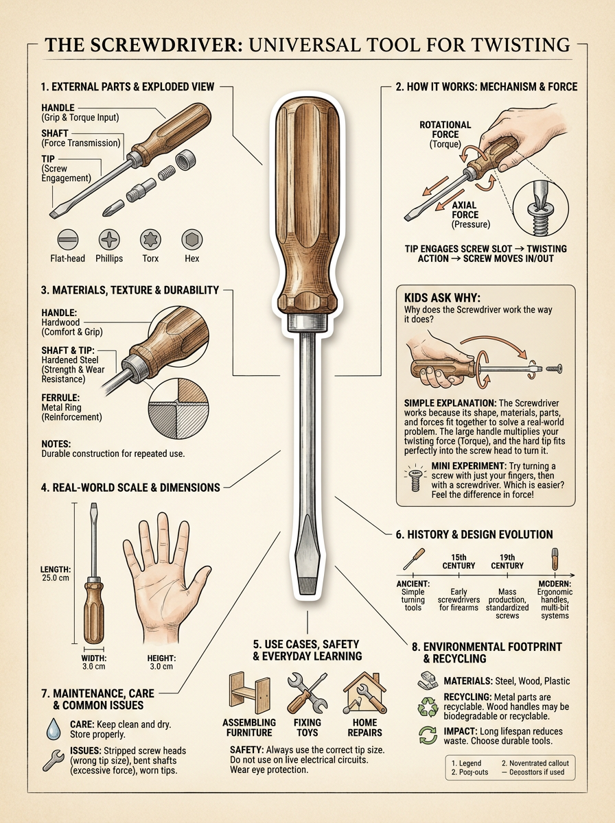 Screwdriver reviewed scientific diagram
