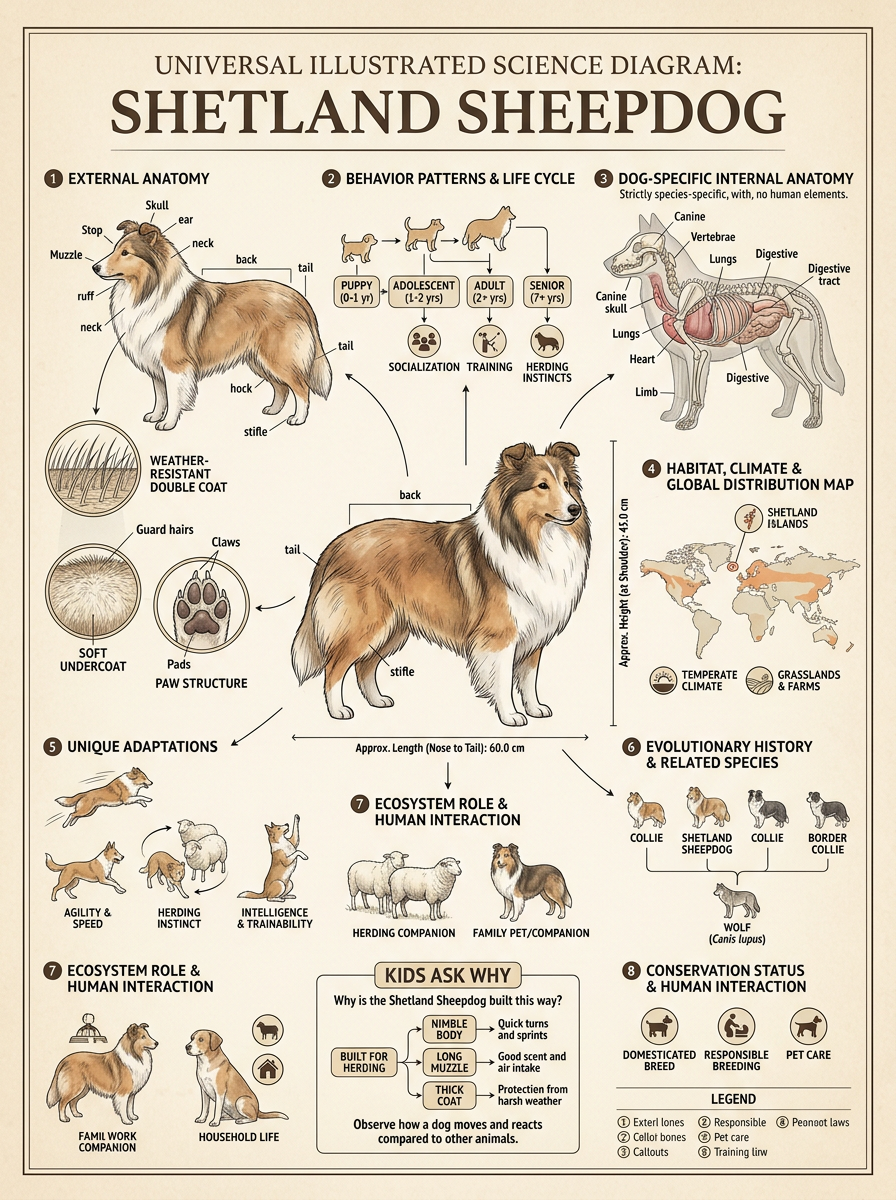 Shetland Sheepdog reviewed scientific diagram