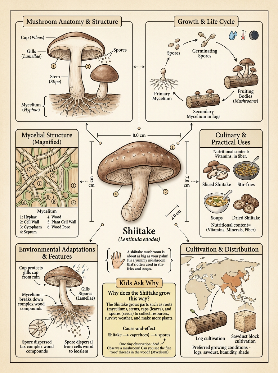 Shiitake reviewed scientific diagram