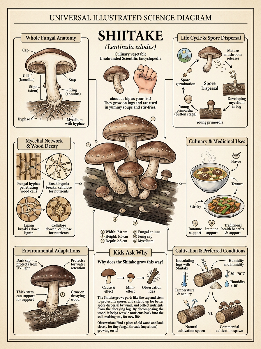 Shiitake reviewed scientific diagram