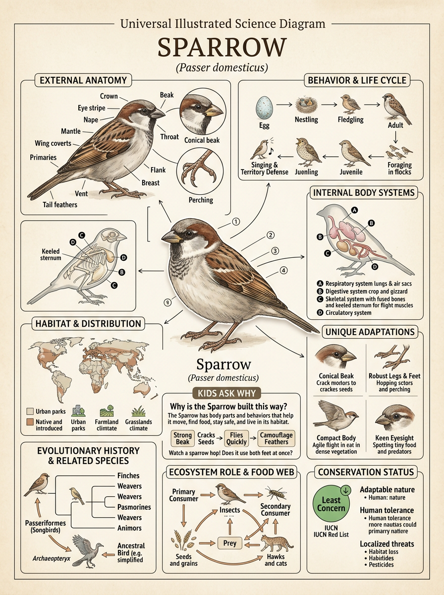 Sparrow reviewed scientific diagram