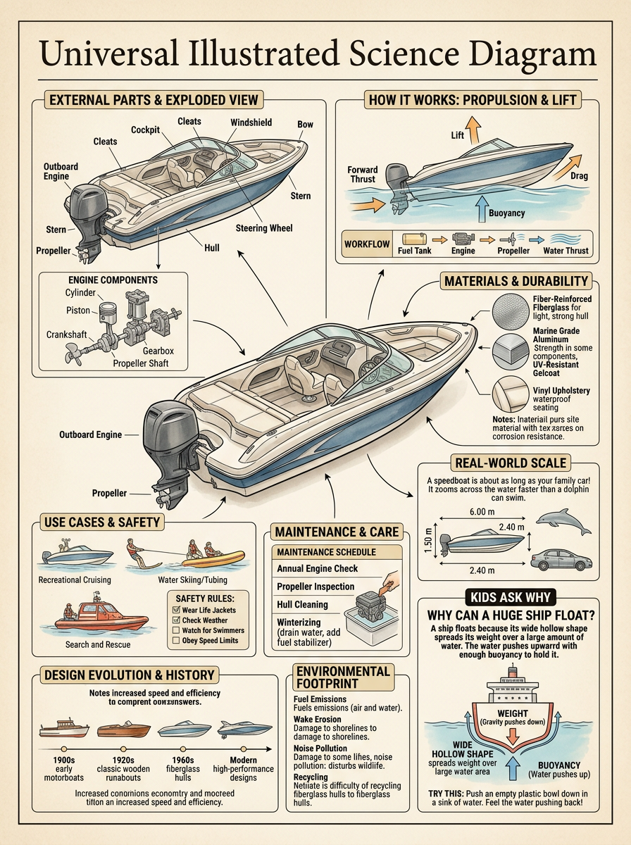 Speedboat reviewed scientific diagram
