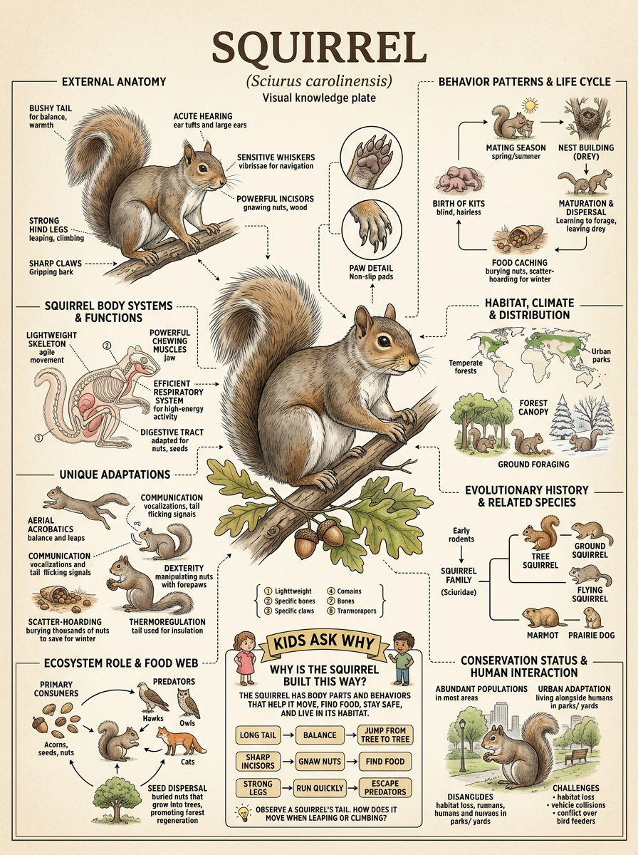 Squirrel reviewed scientific diagram