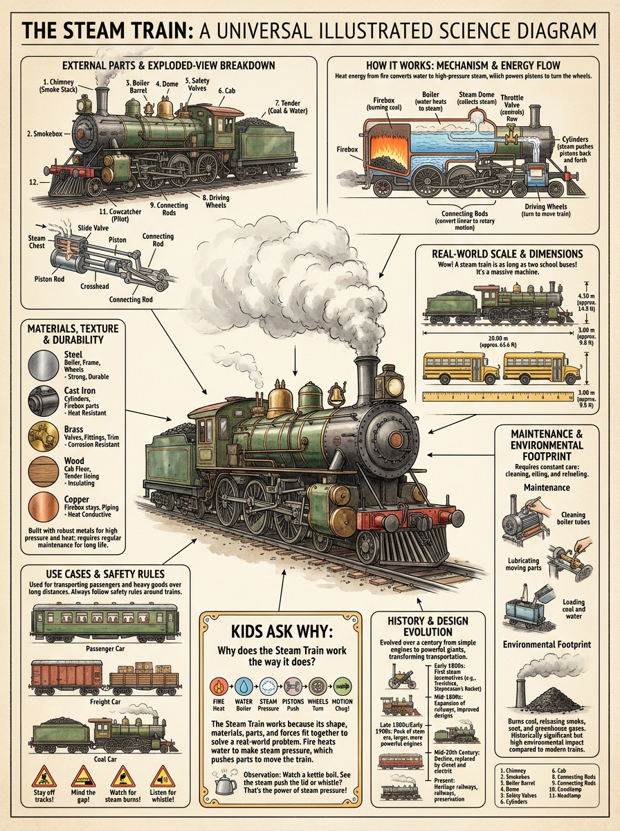 Steam Train reviewed scientific diagram