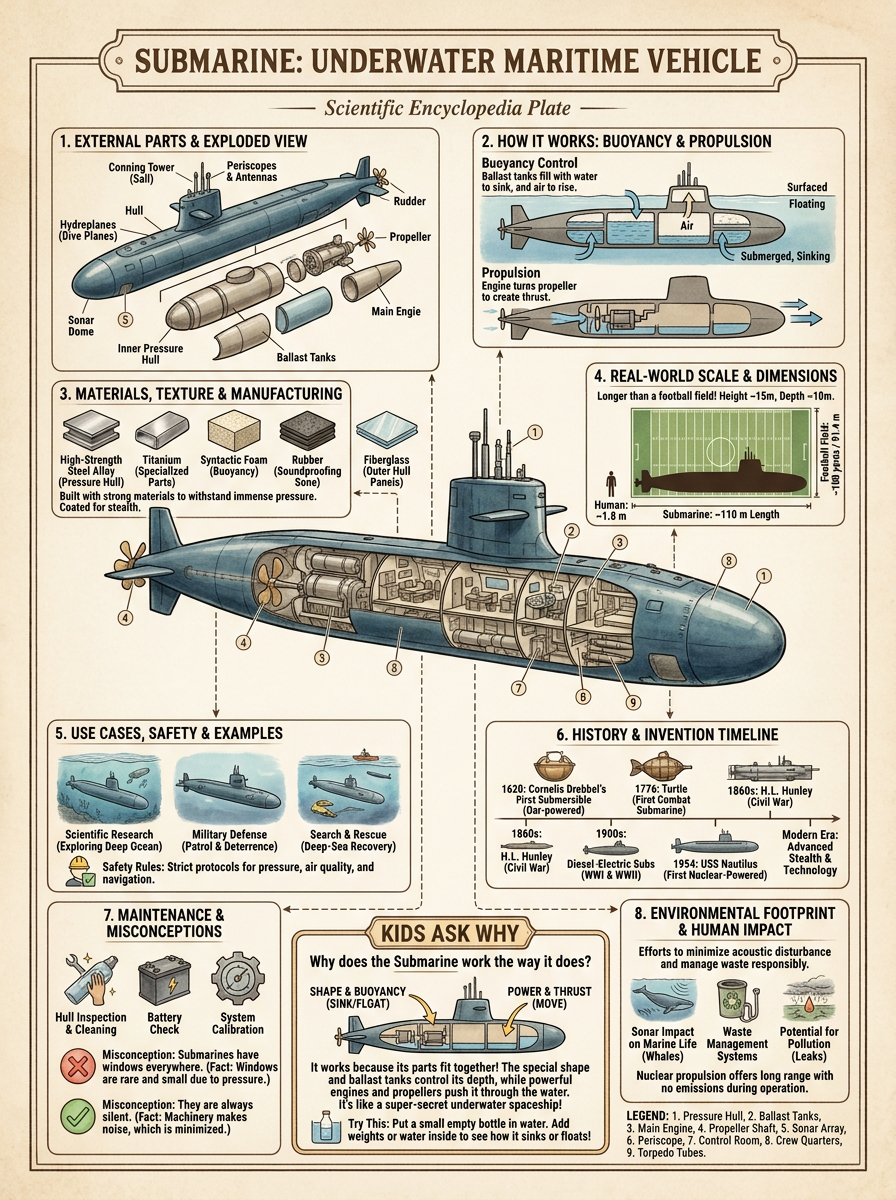 Submarine reviewed scientific diagram