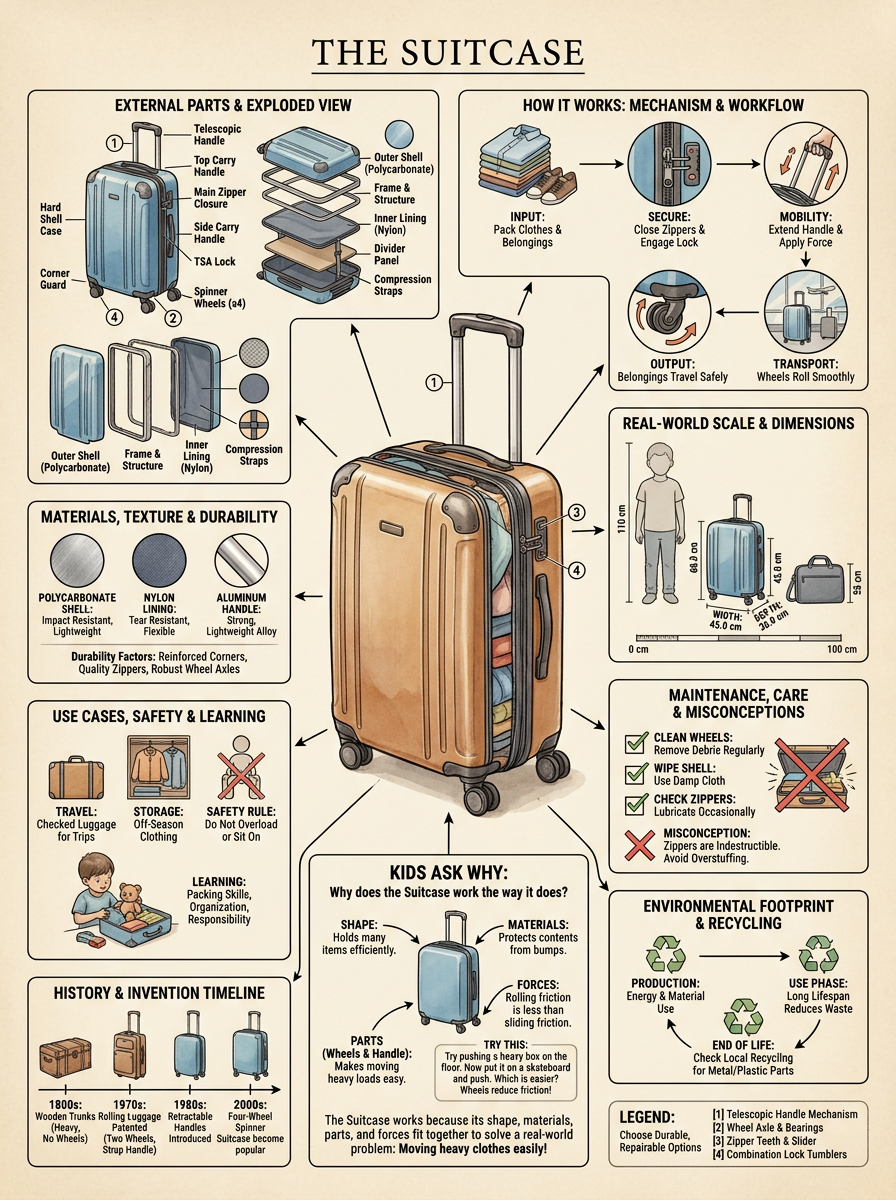 Suitcase reviewed scientific diagram