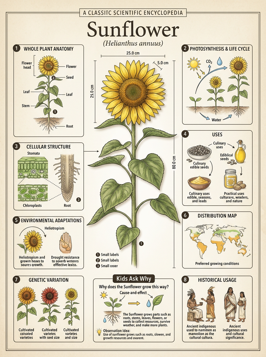 Sunflower reviewed scientific diagram