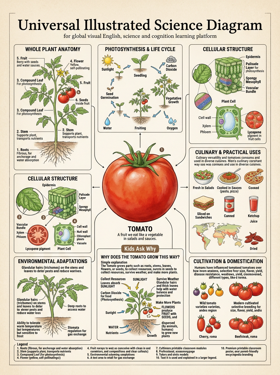 Tomato reviewed scientific diagram