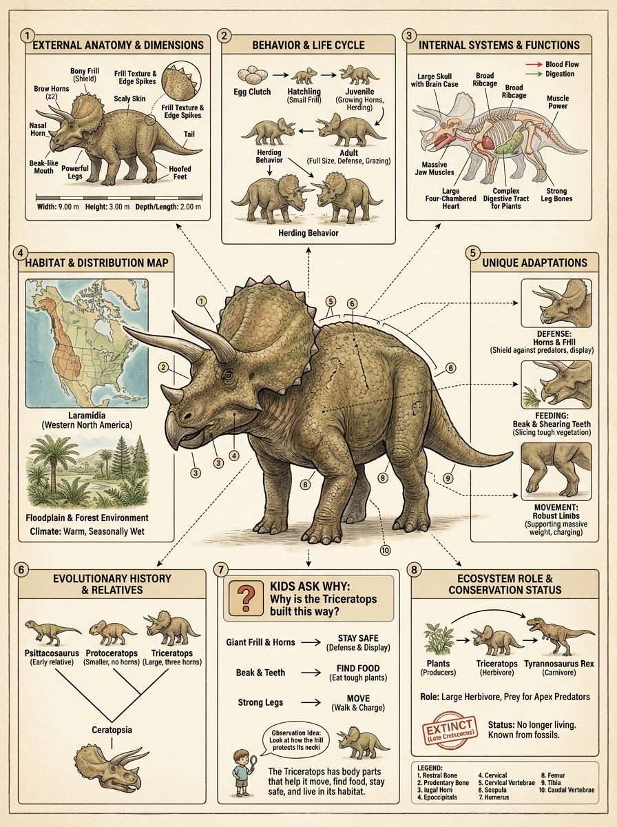 Triceratops reviewed scientific diagram