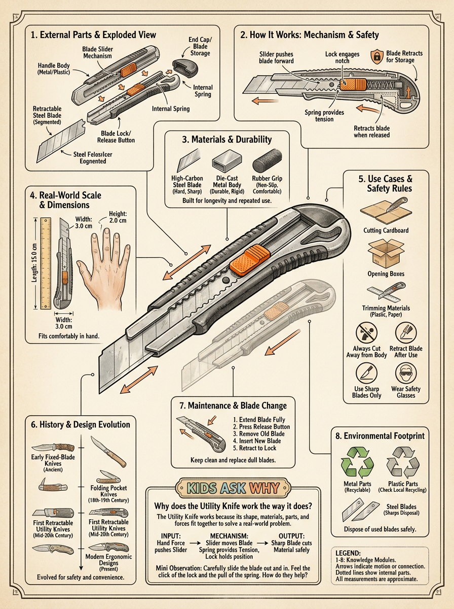 Utility Knife reviewed scientific diagram