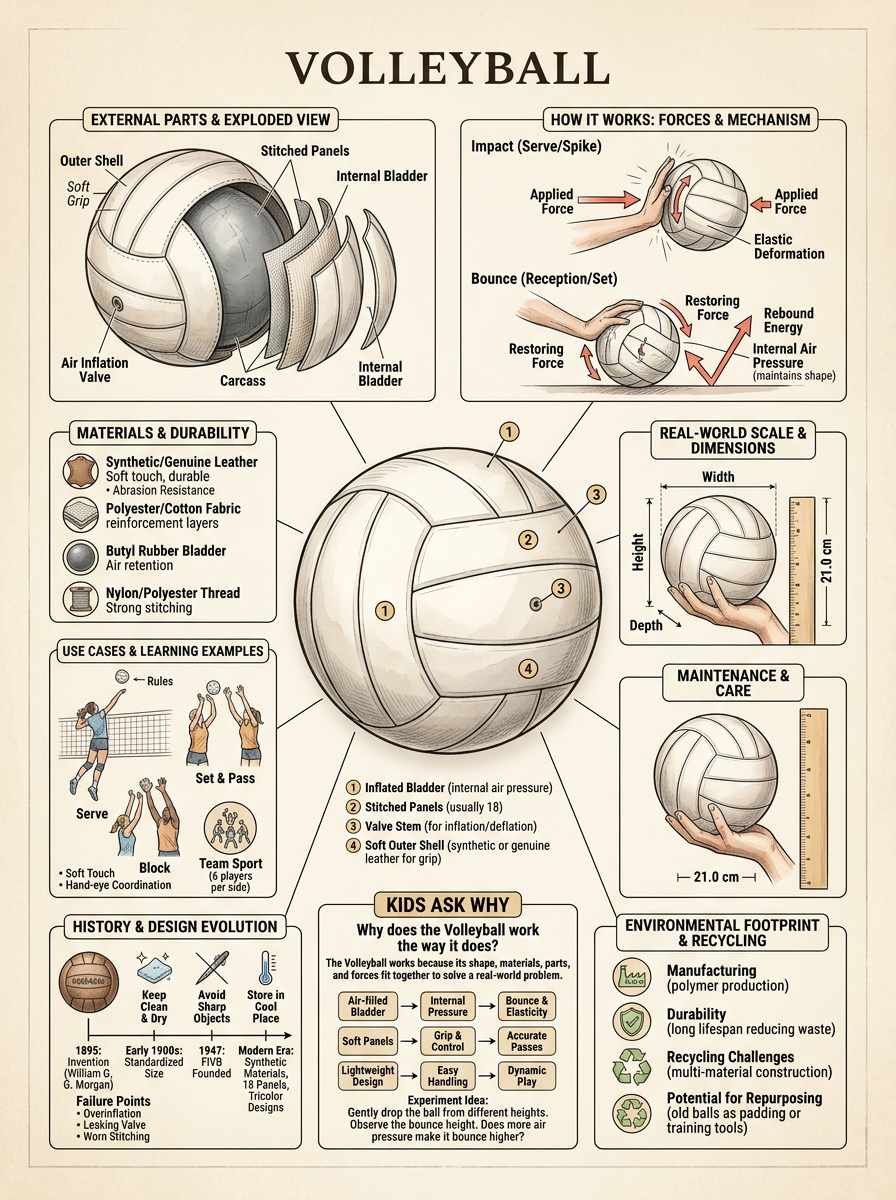 Volleyball reviewed scientific diagram