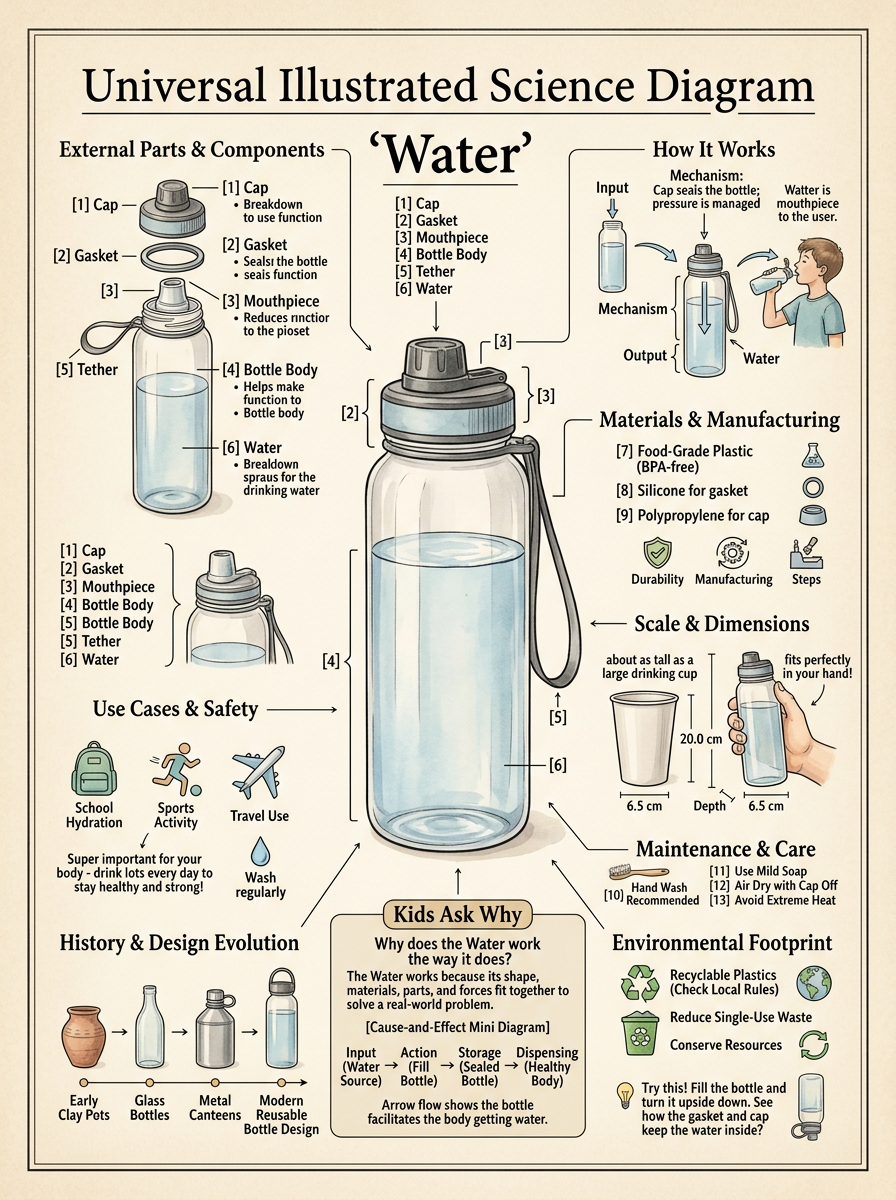 Water reviewed scientific diagram