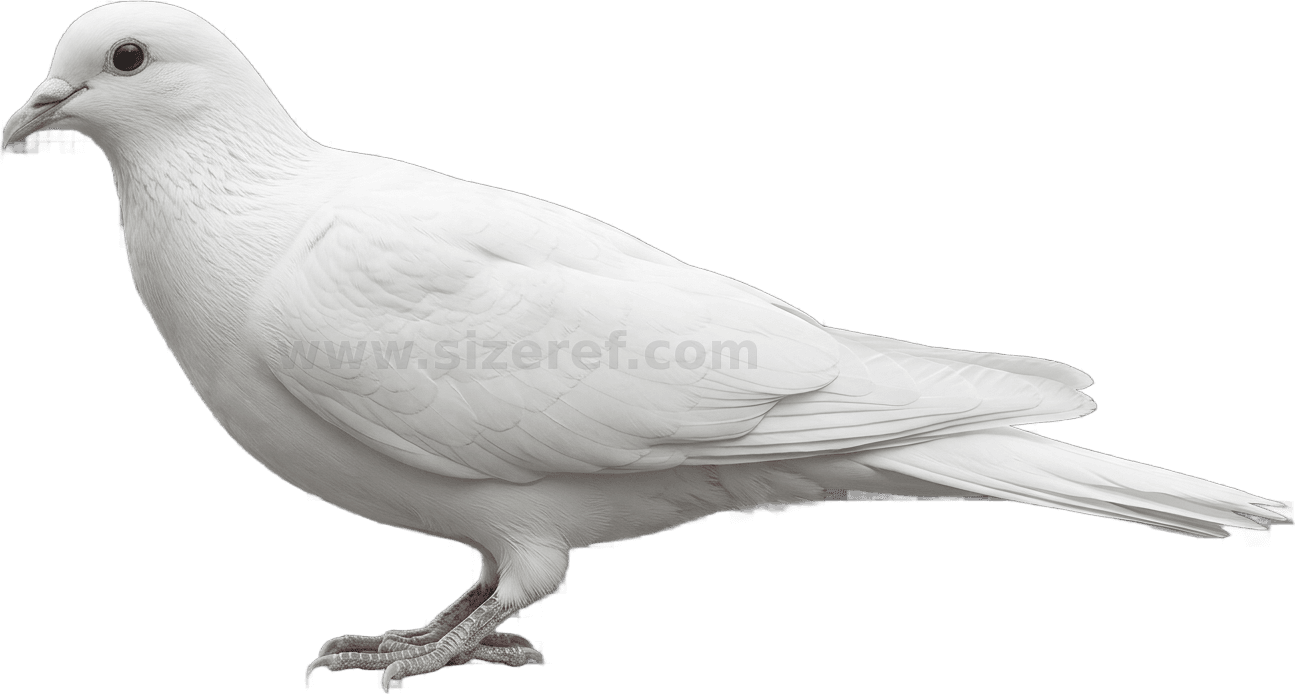 Dove size - 25.0 cm dimensions