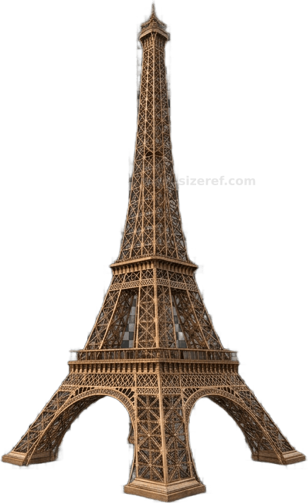 Eiffel Tower size - 330.00 m dimensions