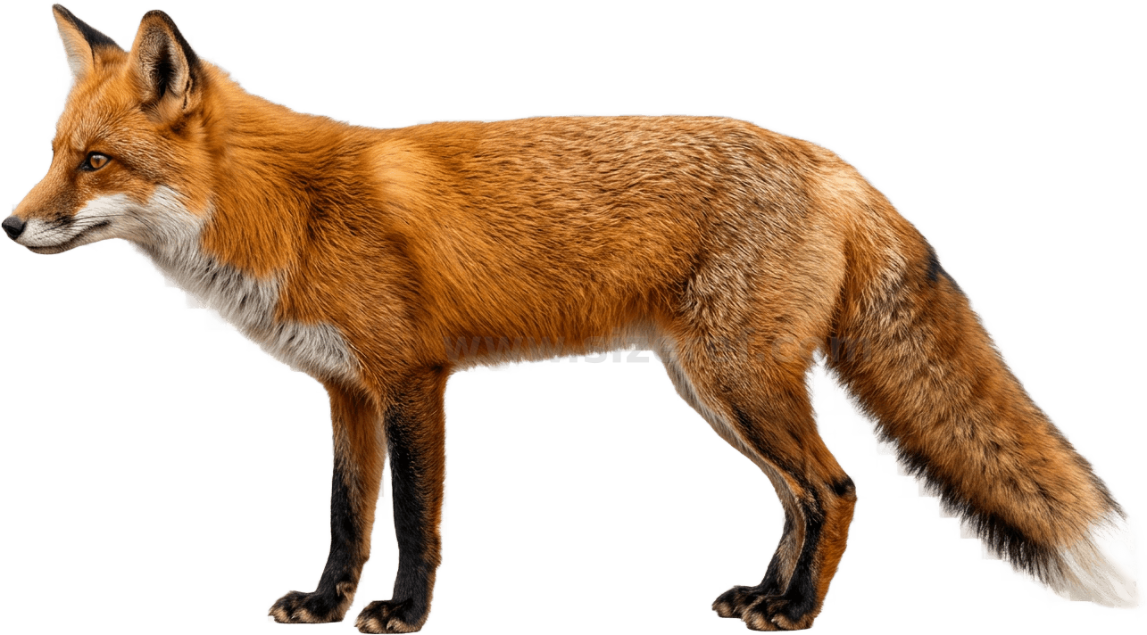 Fox size - 50.0 cm dimensions