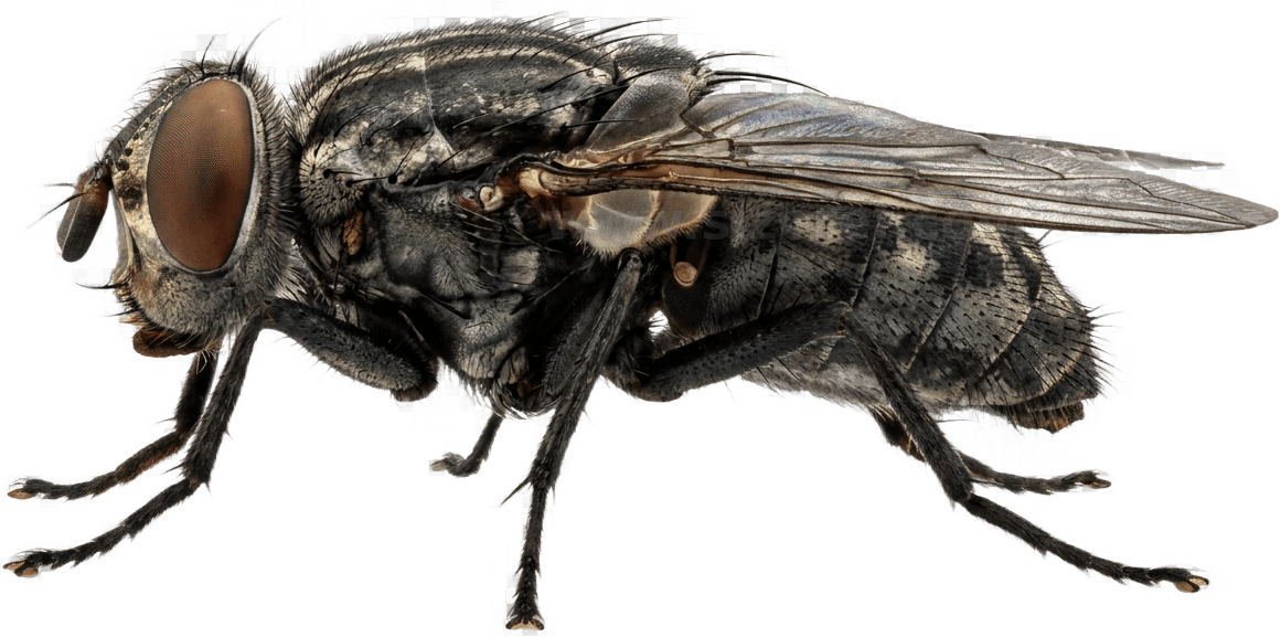 Housefly size