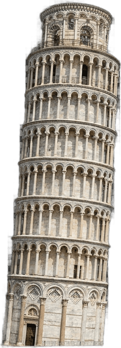 Leaning Tower of Pisa size