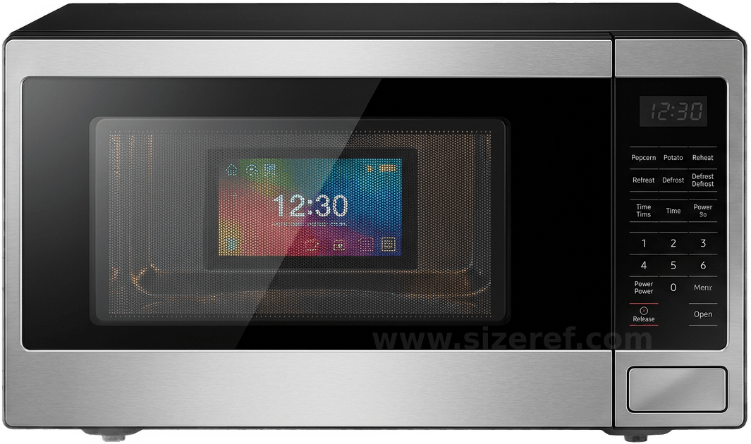 Microwave size - 30.0 cm dimensions
