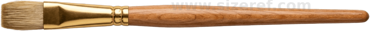 Paintbrush size