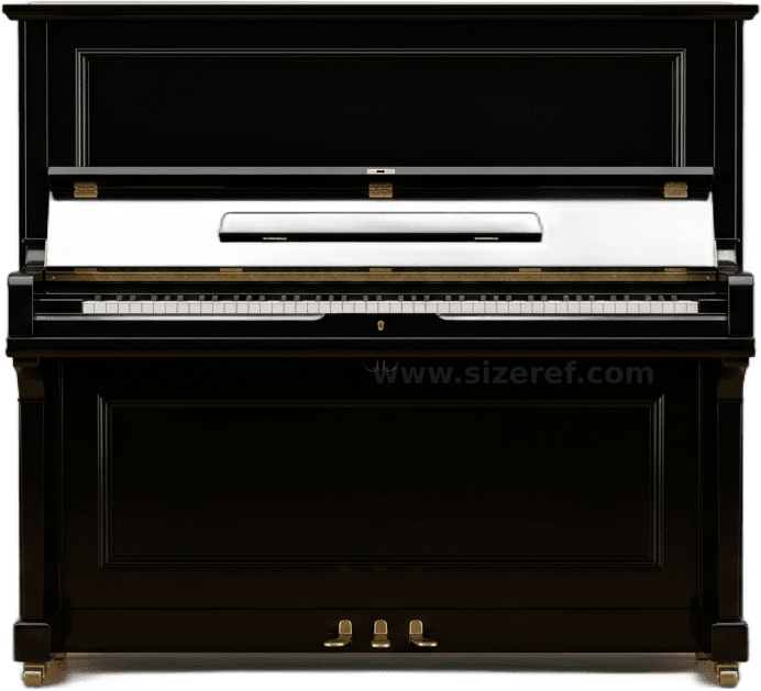 Upright Piano size